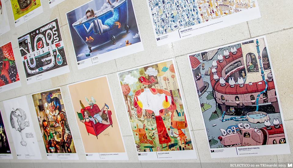 Ilustradores Argentinos | Muestra: ECLECTICO 02 en TRImarchi 2013