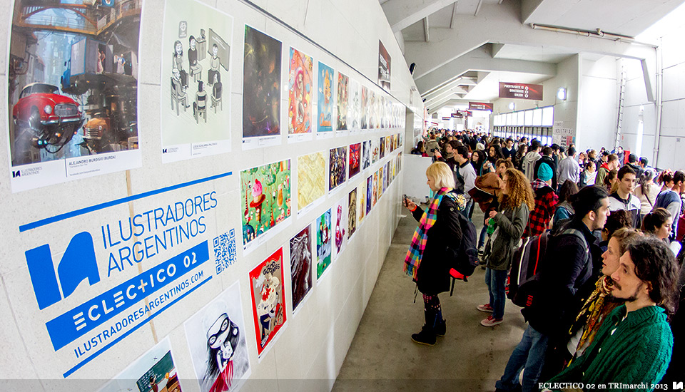 Ilustradores Argentinos | Muestra: ECLECTICO 02 en TRImarchi 2013