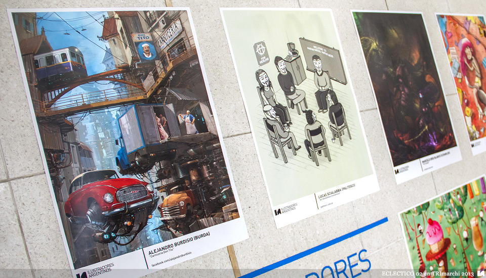 Ilustradores Argentinos | Muestra: ECLECTICO 02 en TRImarchi 2013