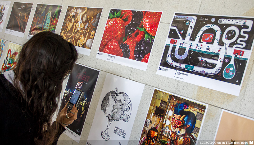 Ilustradores Argentinos | Muestra: ECLECTICO 02 en TRImarchi 2013