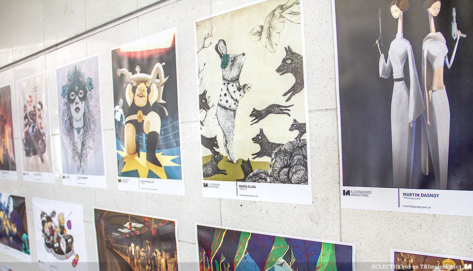 Ilustradores Argentinos | Muestra: ECLECTICO 02 en TRImarchi 2013