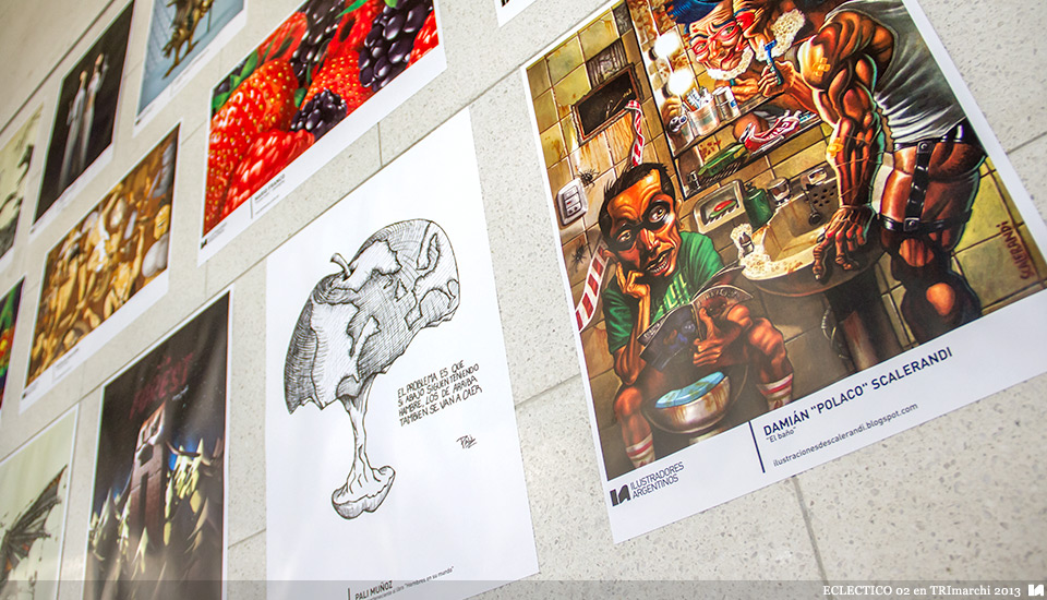 Ilustradores Argentinos | Muestra: ECLECTICO 02 en TRImarchi 2013