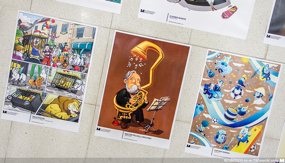 Ilustradores Argentinos | Muestra: ECLECTICO 02 en TRImarchi 2013