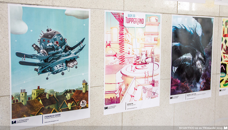 Ilustradores Argentinos | Muestra: ECLECTICO 02 en TRImarchi 2013