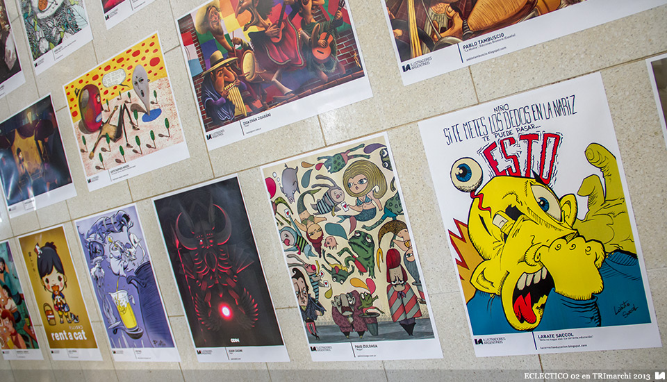 Ilustradores Argentinos | Muestra: ECLECTICO 02 en TRImarchi 2013