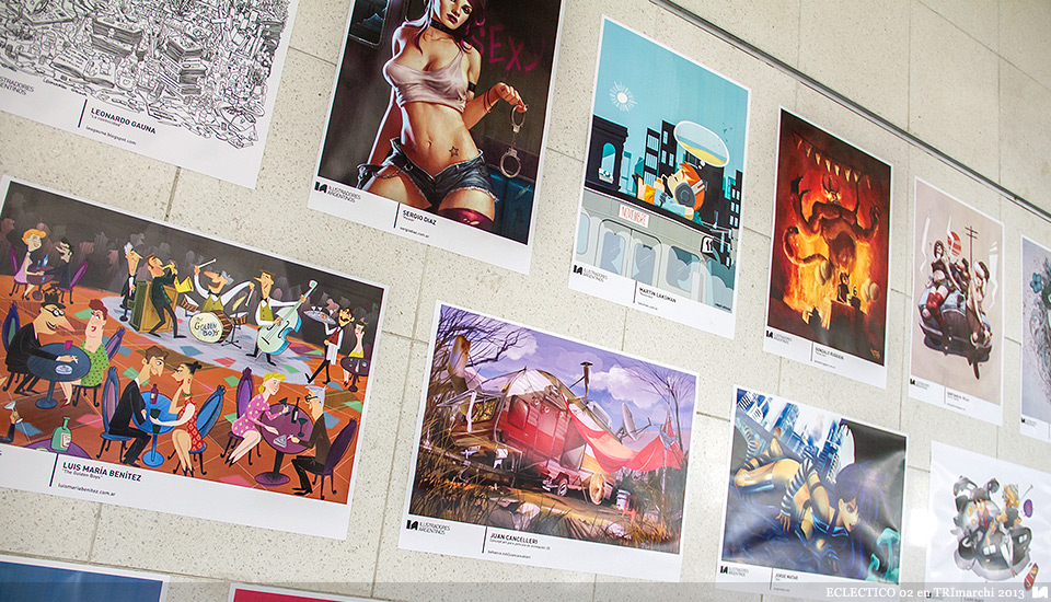 Ilustradores Argentinos | Muestra: ECLECTICO 02 en TRImarchi 2013
