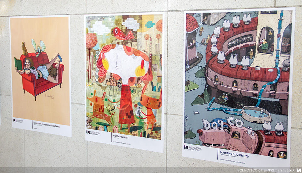 Ilustradores Argentinos | Muestra: ECLECTICO 02 en TRImarchi 2013