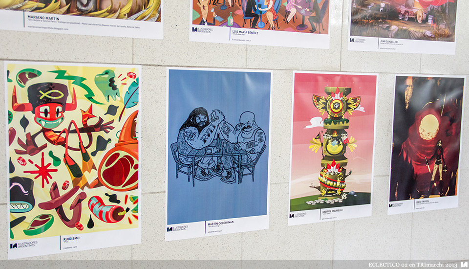 Ilustradores Argentinos | Muestra: ECLECTICO 02 en TRImarchi 2013