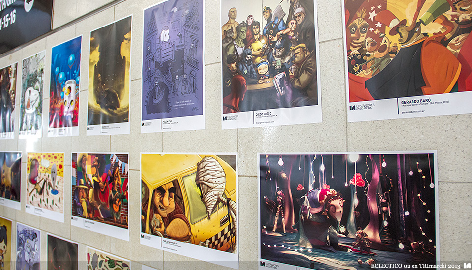Ilustradores Argentinos | Muestra: ECLECTICO 02 en TRImarchi 2013