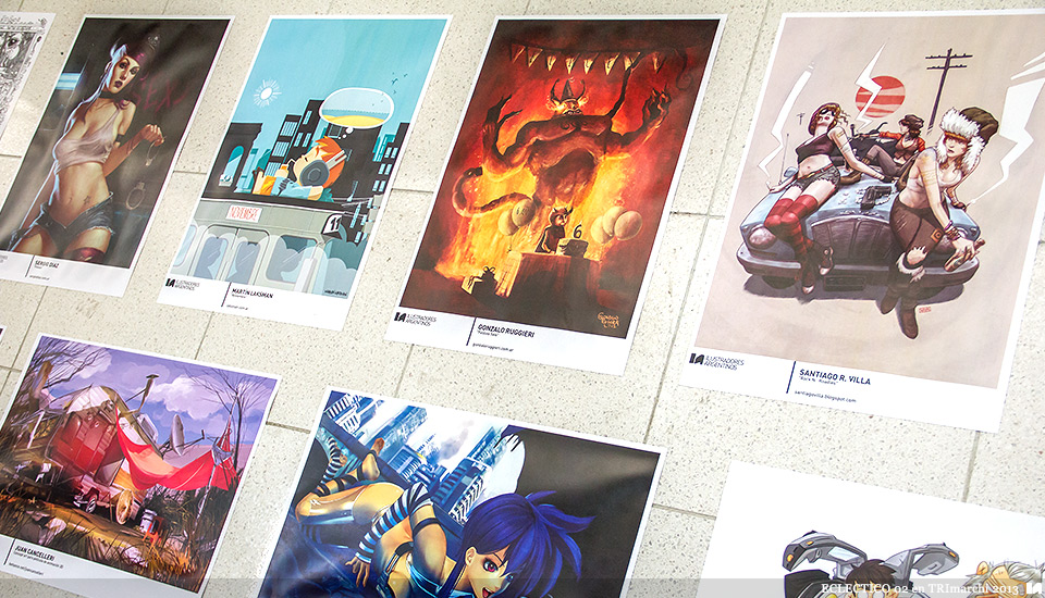 Ilustradores Argentinos | Muestra: ECLECTICO 02 en TRImarchi 2013