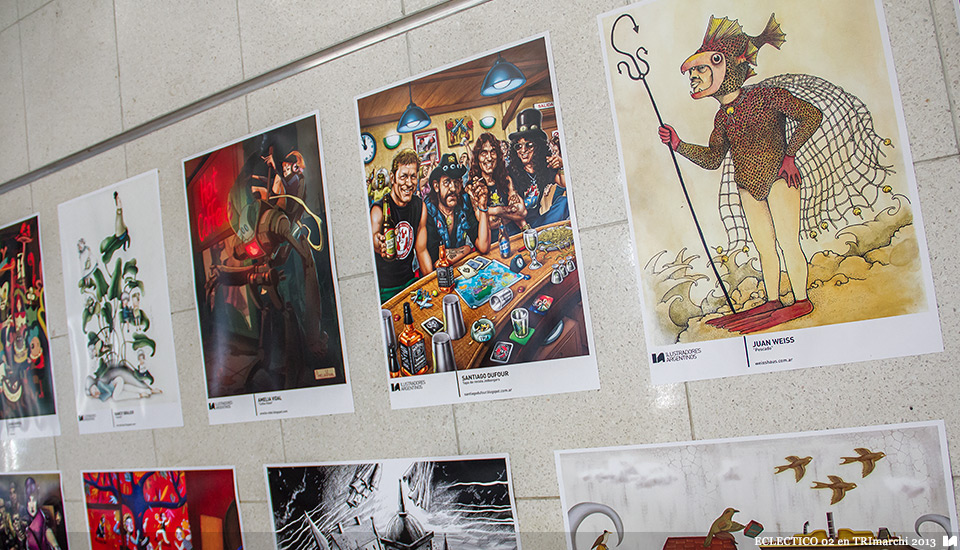 Ilustradores Argentinos | Muestra: ECLECTICO 02 en TRImarchi 2013
