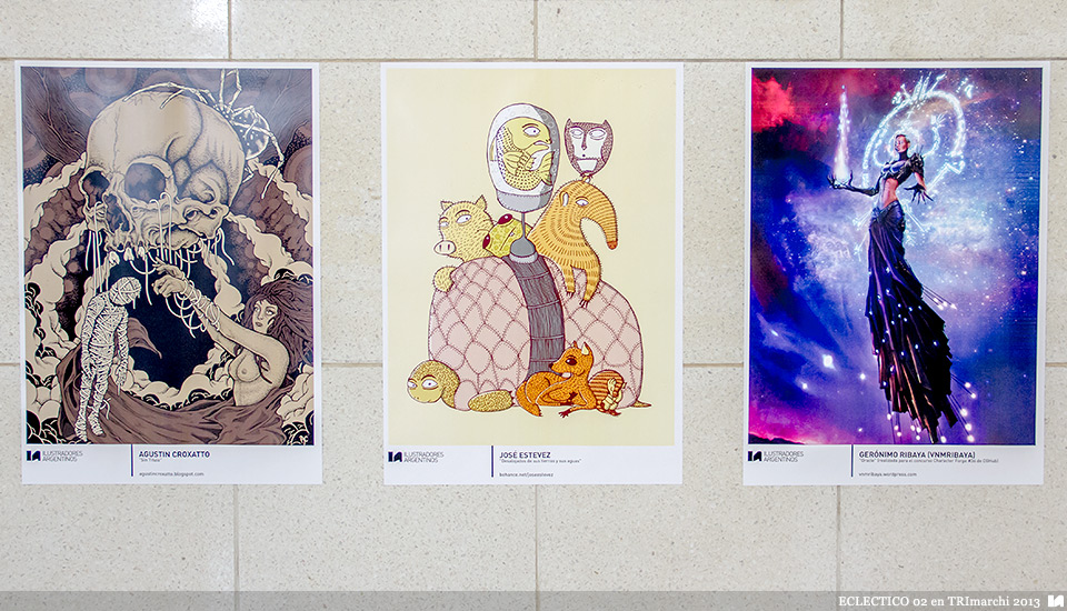 Ilustradores Argentinos | Muestra: ECLECTICO 02 en TRImarchi 2013