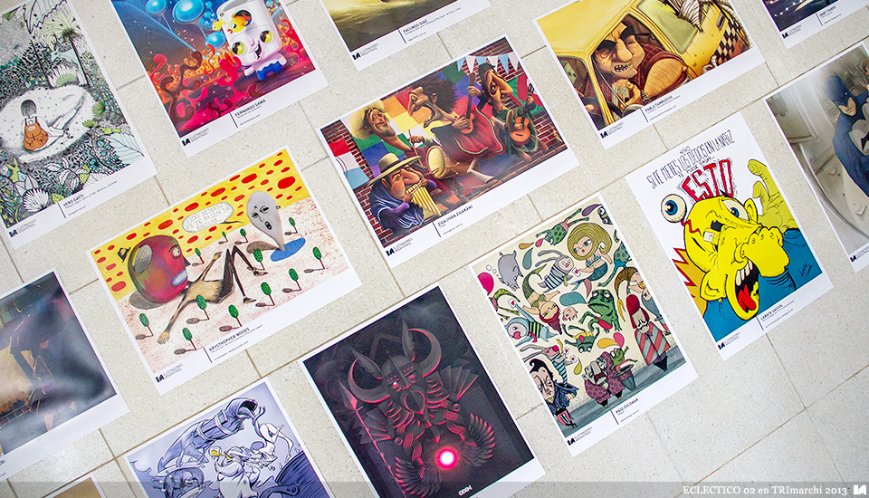 Ilustradores Argentinos | Muestra: ECLECTICO 02 en TRImarchi 2013
