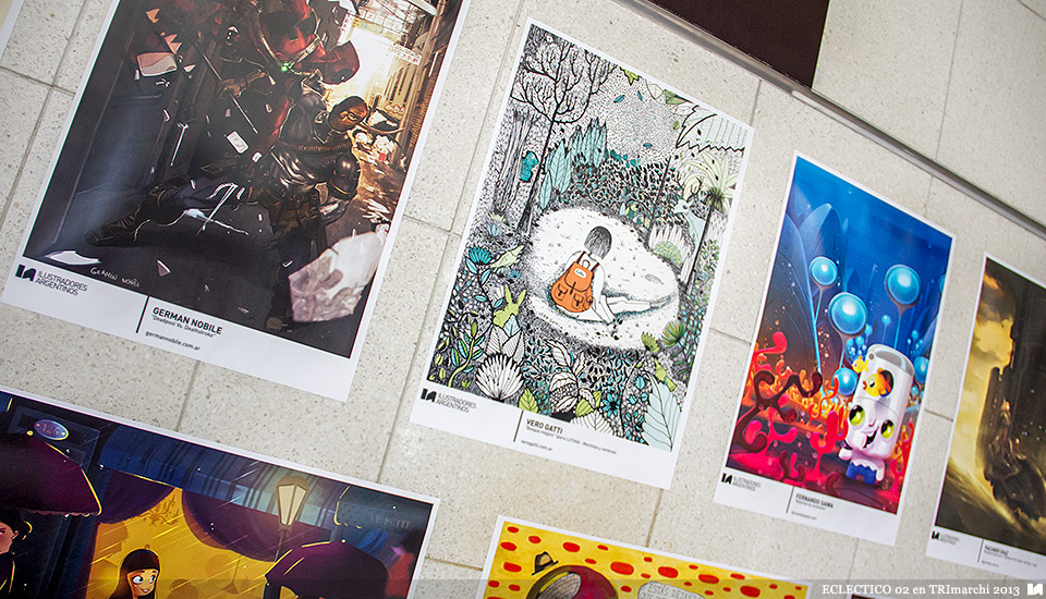 Ilustradores Argentinos | Muestra: ECLECTICO 02 en TRImarchi 2013