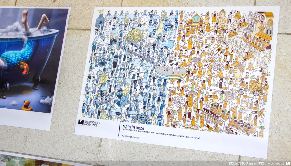 Ilustradores Argentinos | Muestra: ECLECTICO 02 en TRImarchi 2013