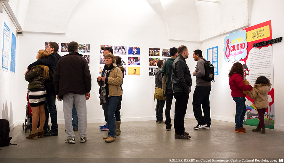 Ilustradores Argentinos | Muestra: ROLLER DERBY en Ciudad Emergente 2015, Centro Cultural Recoleta