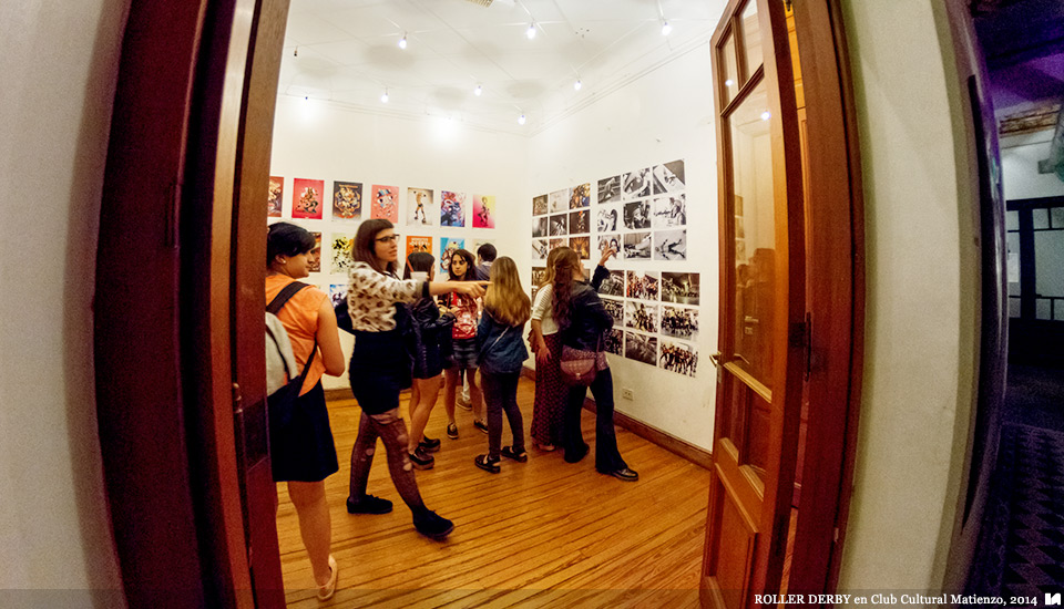 Ilustradores Argentinos | Muestra: ROLLER DERBY en Club Cultural Matienzo (2014)