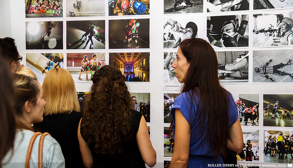 Ilustradores Argentinos | Muestra: ROLLER DERBY en Club Cultural Matienzo (2014)
