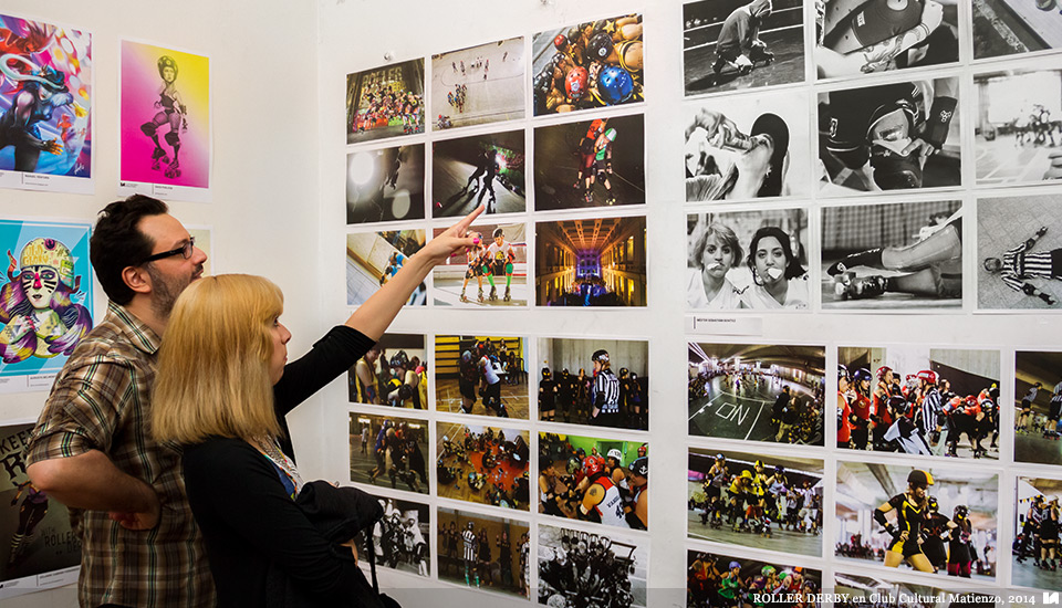 Ilustradores Argentinos | Muestra: ROLLER DERBY en Club Cultural Matienzo (2014)