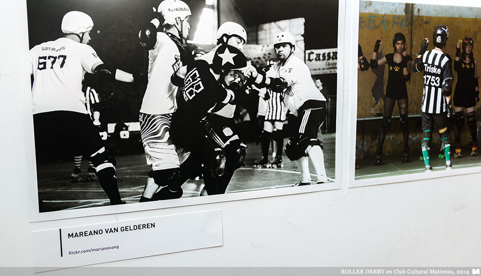 Ilustradores Argentinos | Muestra: ROLLER DERBY en Club Cultural Matienzo (2014)