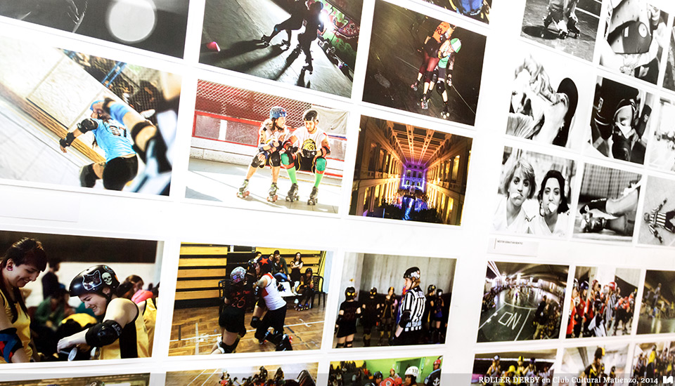 Ilustradores Argentinos | Muestra: ROLLER DERBY en Club Cultural Matienzo (2014)