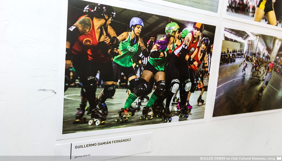 Ilustradores Argentinos | Muestra: ROLLER DERBY en Club Cultural Matienzo (2014)