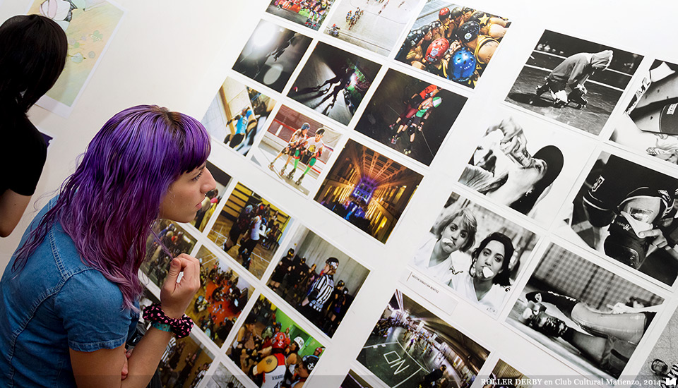 Ilustradores Argentinos | Muestra: ROLLER DERBY en Club Cultural Matienzo (2014)