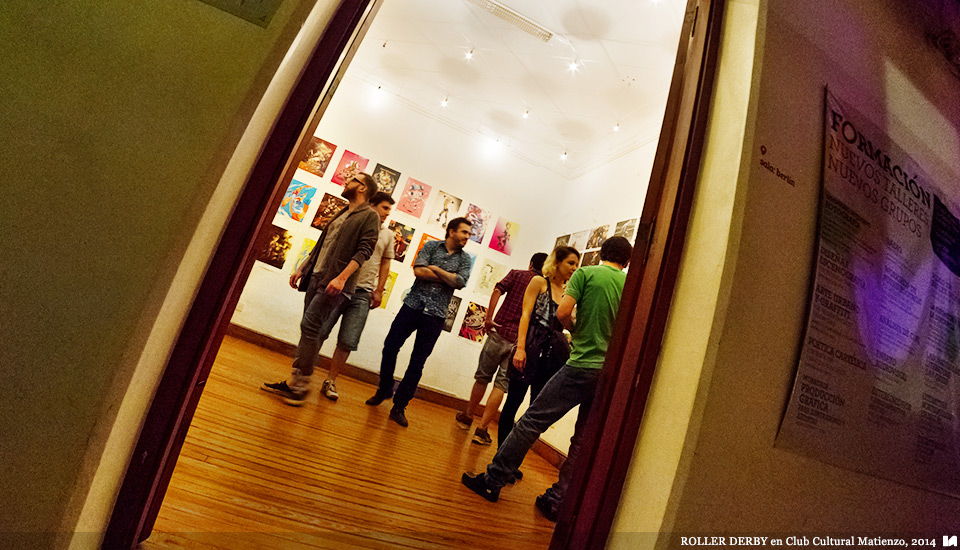 Ilustradores Argentinos | Muestra: ROLLER DERBY en Club Cultural Matienzo (2014)