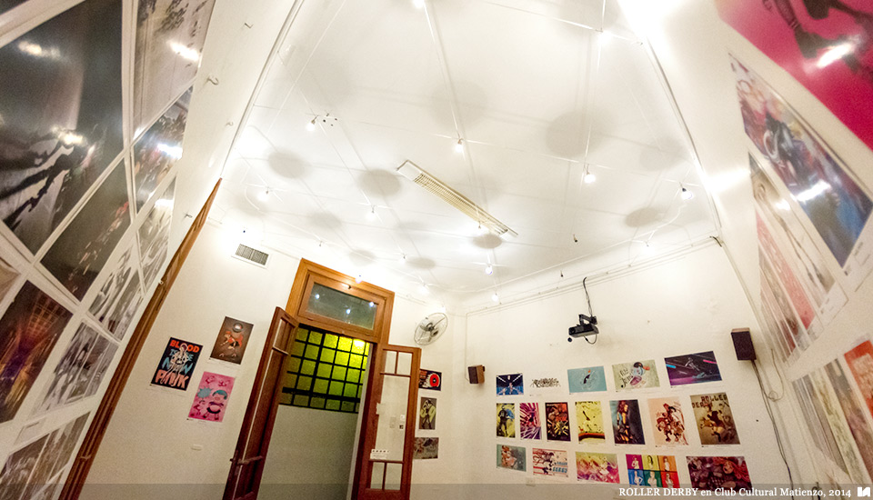 Ilustradores Argentinos | Muestra: ROLLER DERBY en Club Cultural Matienzo (2014)